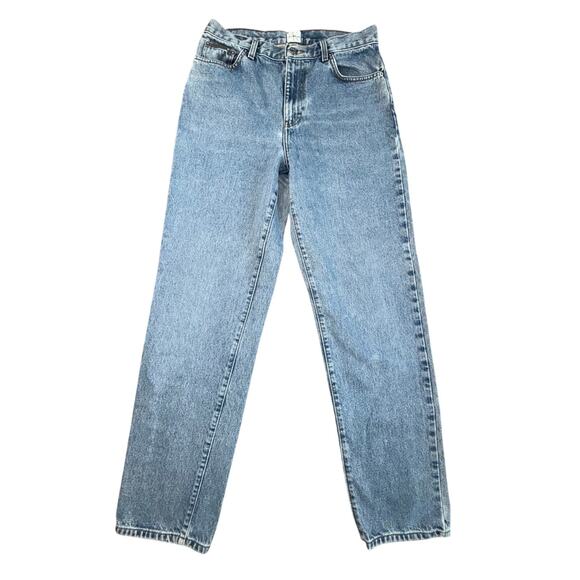 Vintage Calvin Klein 90s Mom Jeans 100% Cotton Light Stone Wash Denim Grunge - Picture 1 of 6